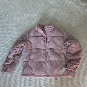 Koolaburra Pink Corduroy Puffer Jacket